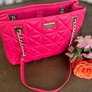 Kate Spade Fuchsia Quilted Shoulder Bag